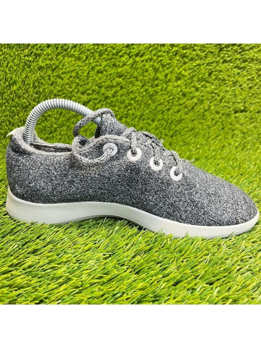 Allbirds Wool Runners Natural Gray Womens Size 8 Athletic Running Shoes Sneakers - Picture 4 of 10